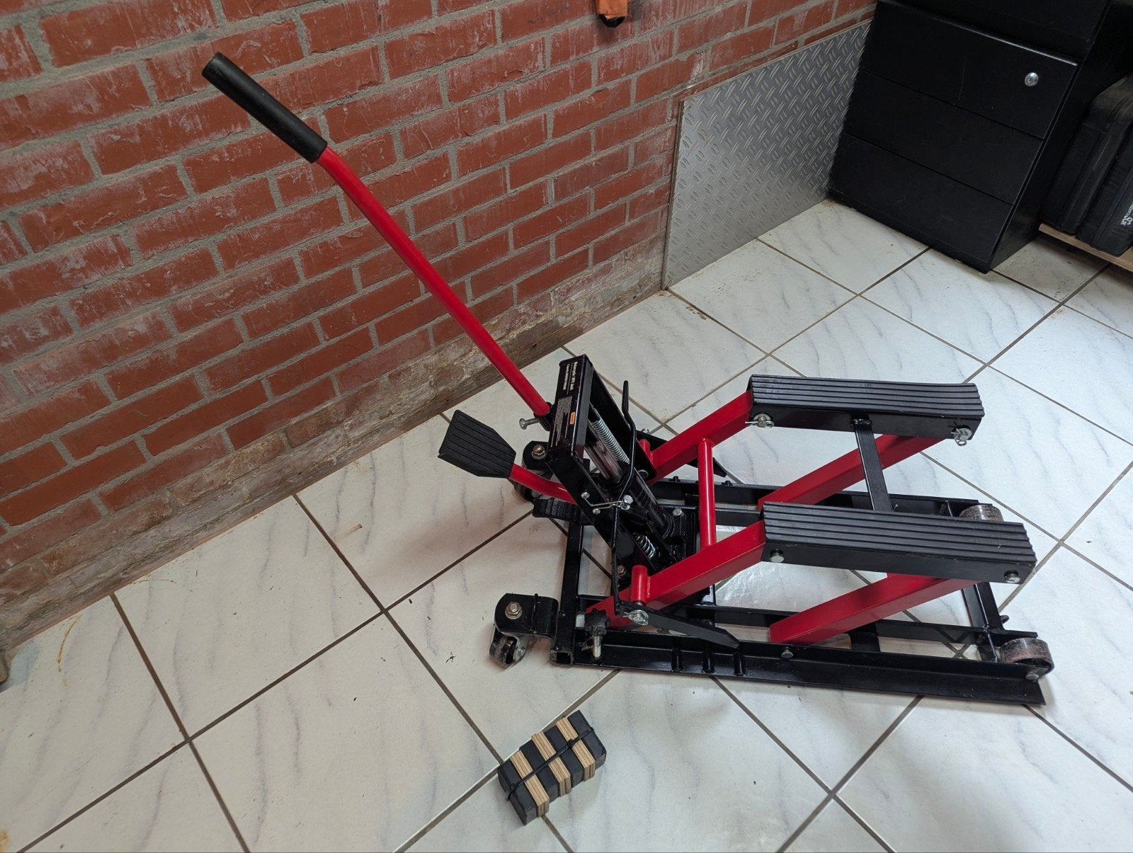Motorfiets hefbrug / motorlift, Motoren, Ophalen, Nieuw
