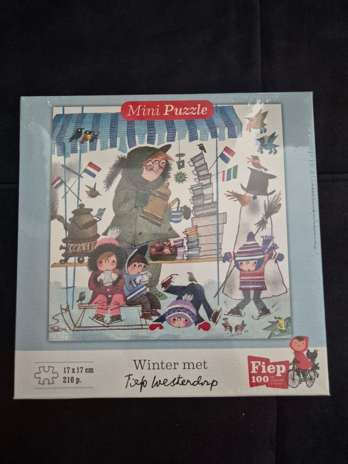Fiep Westendorp Mini Puzzel Winter 210 stukjes, Ophalen of Verzenden, Minder dan 500 stukjes, Nieuw, Legpuzzel