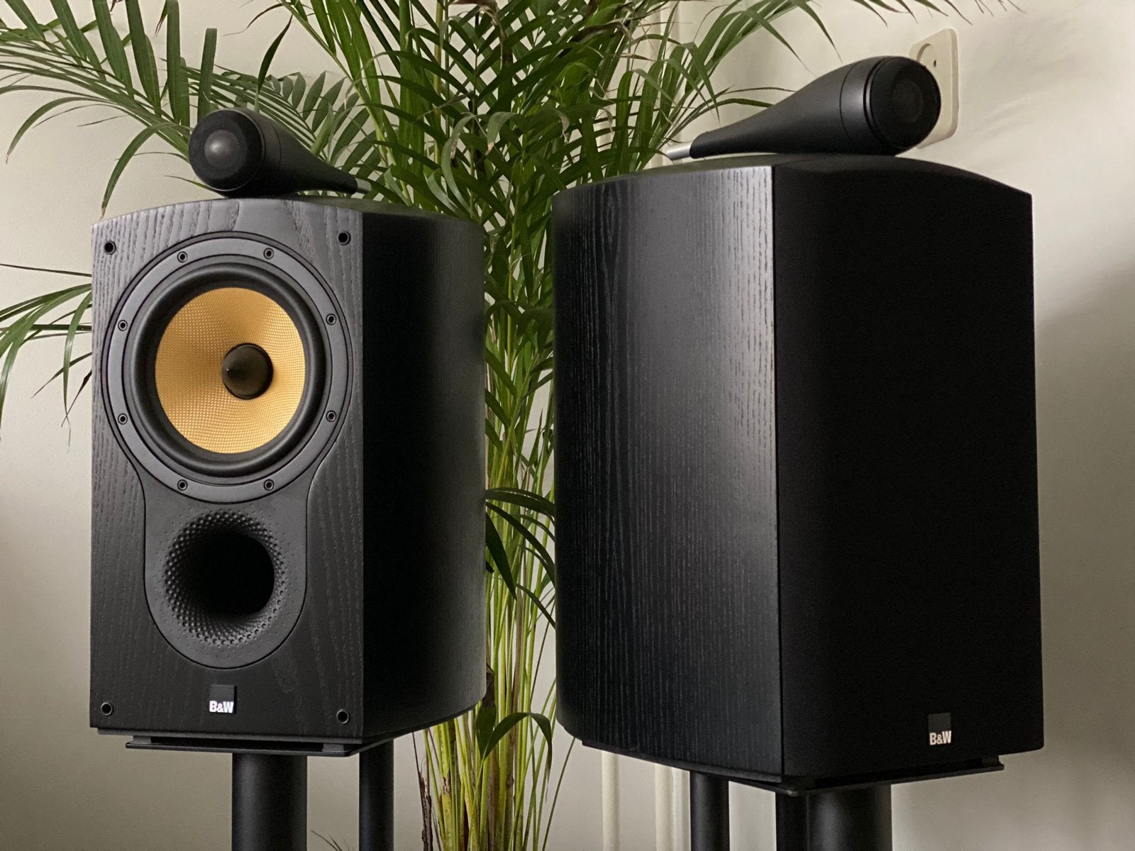 B&W 805 S Luidsprekers incl Stands, Ophalen, Zo goed als nieuw, Bowers & Wilkins (B&W)
