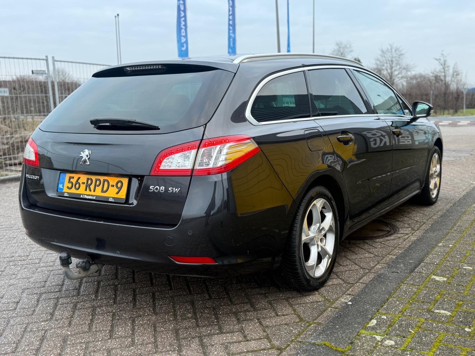 Peugeot 508 SW 1.6 THP Blue Lease Executive Bj 2011 Navi Pan, Voorwielaandrijving, Origineel Nederlands, Handgeschakeld, Grijs