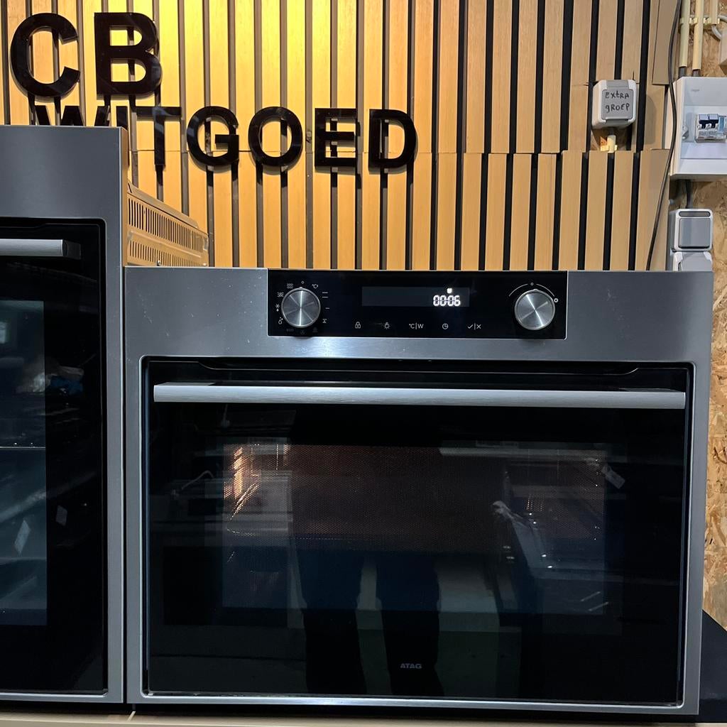 Atag set combi oven magnetron en solo oven, Witgoed en Apparatuur, Ovens, Ophalen, 60 cm of meer, Refurbished, Oven met grill