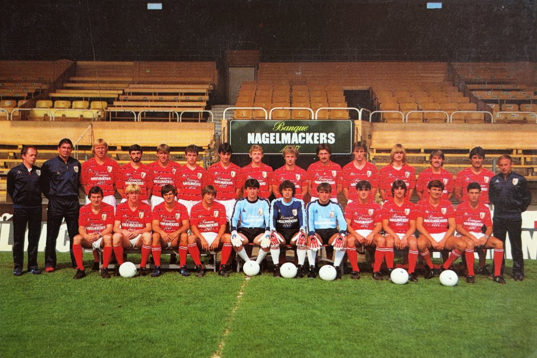 Elftalkaart Standard Luik - seizoen 1984/1985, Ophalen of Verzenden, Zo goed als nieuw, Feyenoord, Spelerskaart