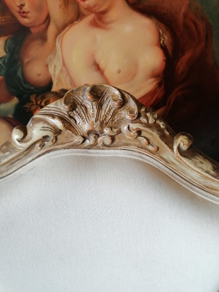 Antiek paar Louis XV stoelen Bergeres, Antiek en Kunst, Ophalen