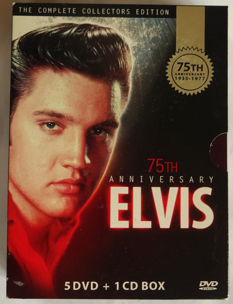 ELVIS  75th ANNIVERSARY  5 DVD + 1 CD-box, Ophalen of Verzenden, Zo goed als nieuw