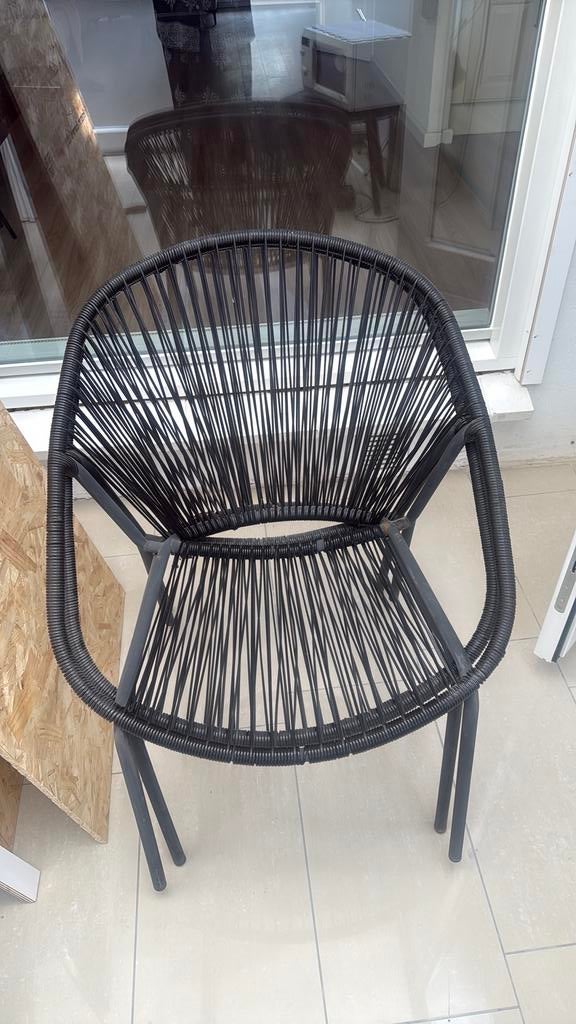 2 buitenstoelen, Ophalen of Verzenden, Zo goed als nieuw, Aluminium