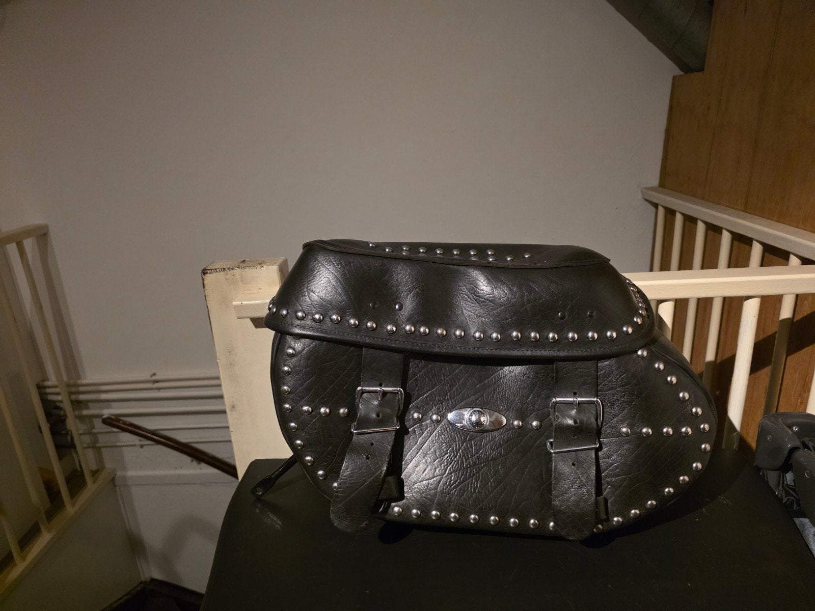 Harley Davidson lederen tassen - Softail - Zeer goede staat, Motoren, Accessoires | Koffers en Tassen, Ophalen of Verzenden, Zo goed als nieuw
