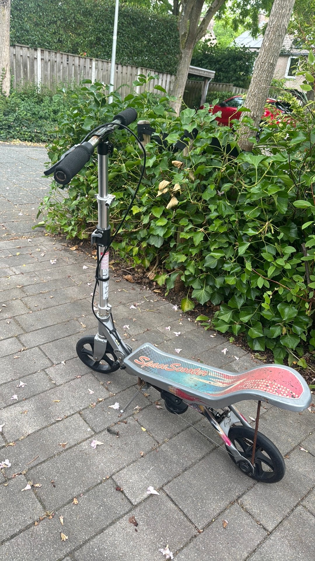Space scooter, Ophalen, Zo goed als nieuw