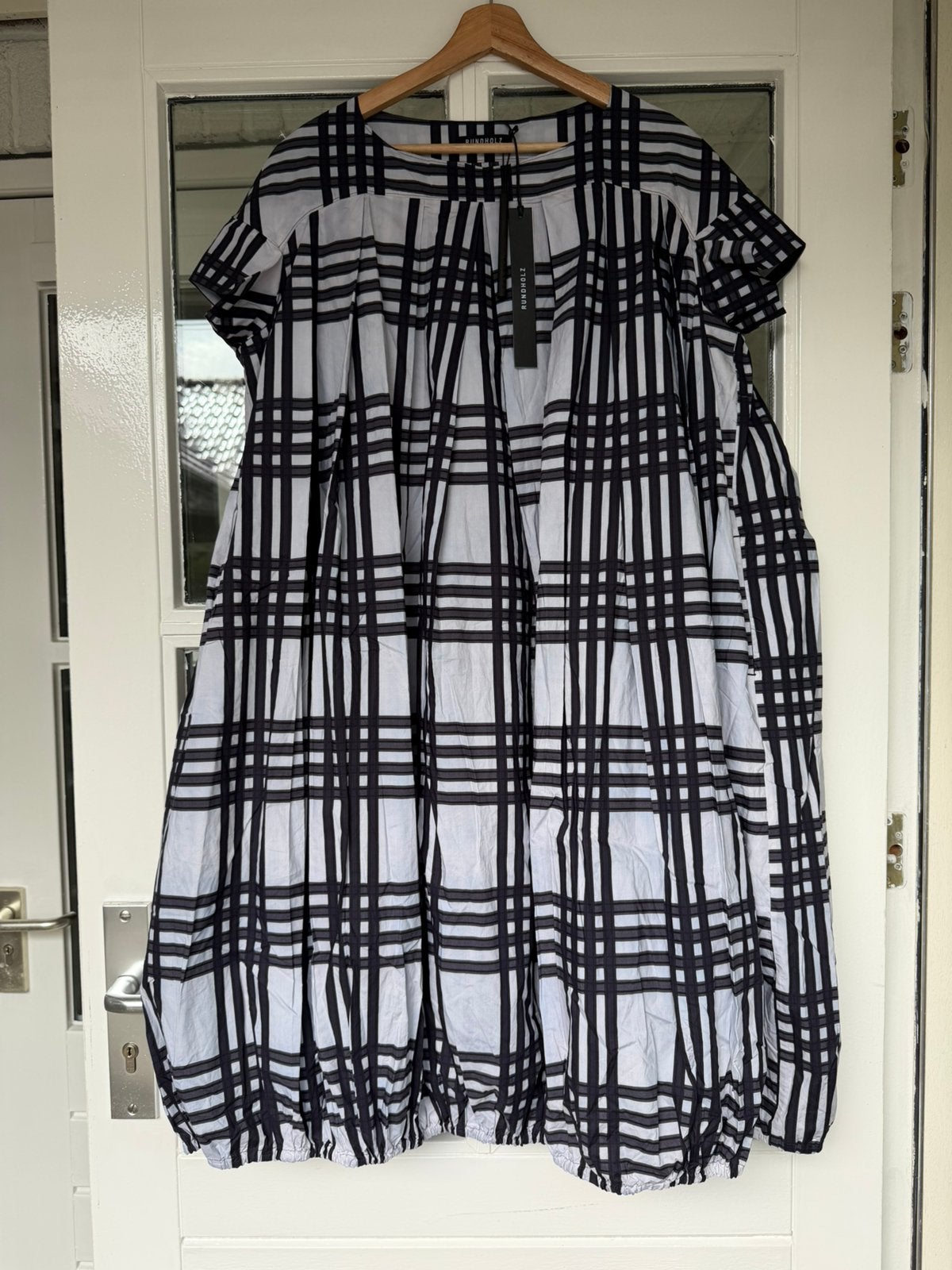 Quetsche check jurk Rundholz Mainline mt OS, Rundholz, Nieuw, Wachtendonk, Onder de knie