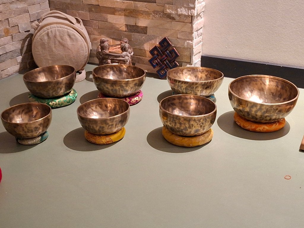 klankschalen chakra set, Ophalen, Nieuw