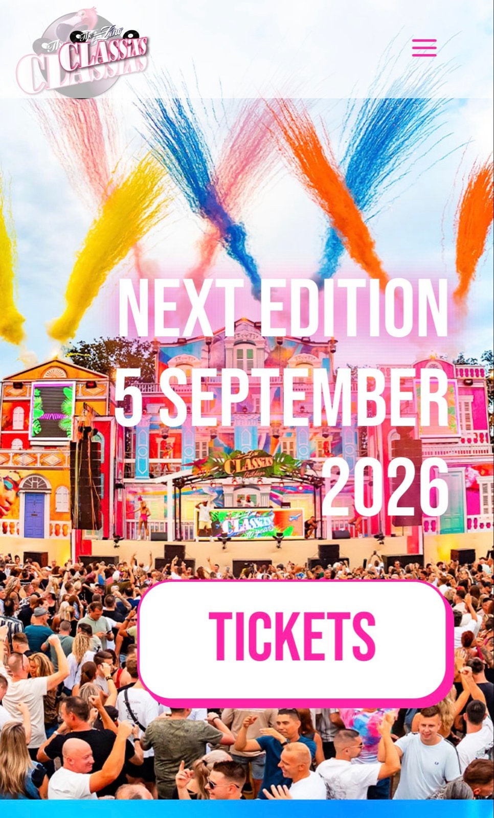 Te koop: ticket zino’s classics outdoor as zaterdag  5/9, Eén persoon