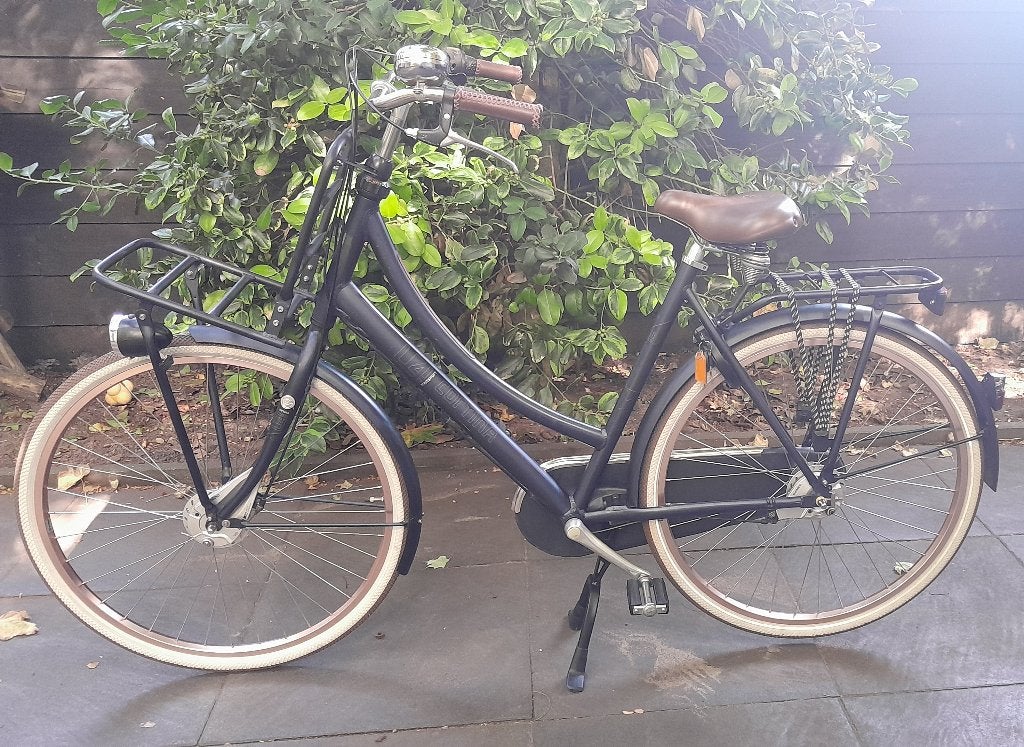 Donkerblauwe Cortina U4 Transportfiets/damesfiets., Ophalen, Gebruikt, Overige merken, Versnellingen