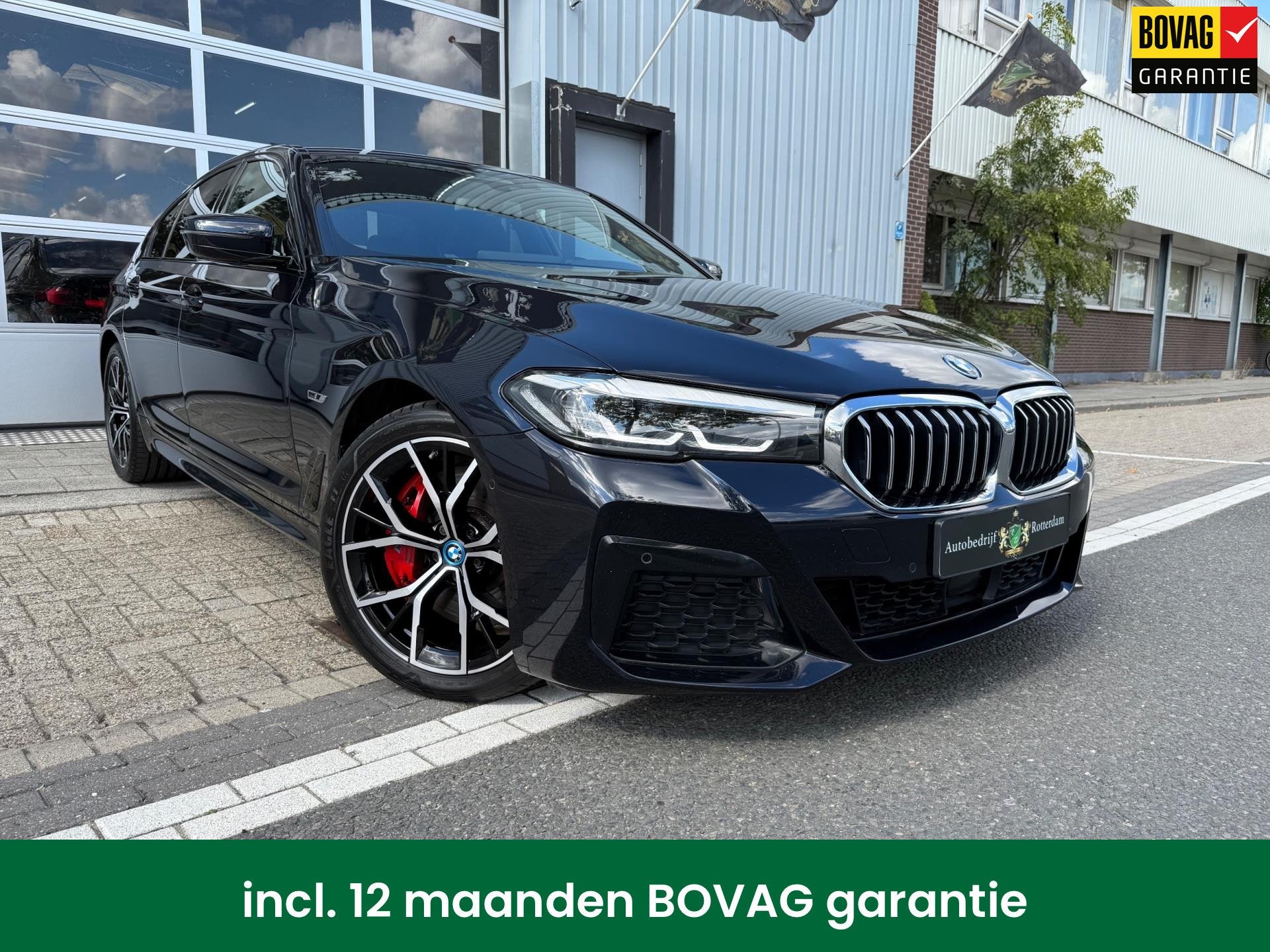 BMW 5-serie 545e xDrive High Executive M-Sport AUT 395PK, Gebruikt, Zwart, Bedrijf, Vierwielaandrijving