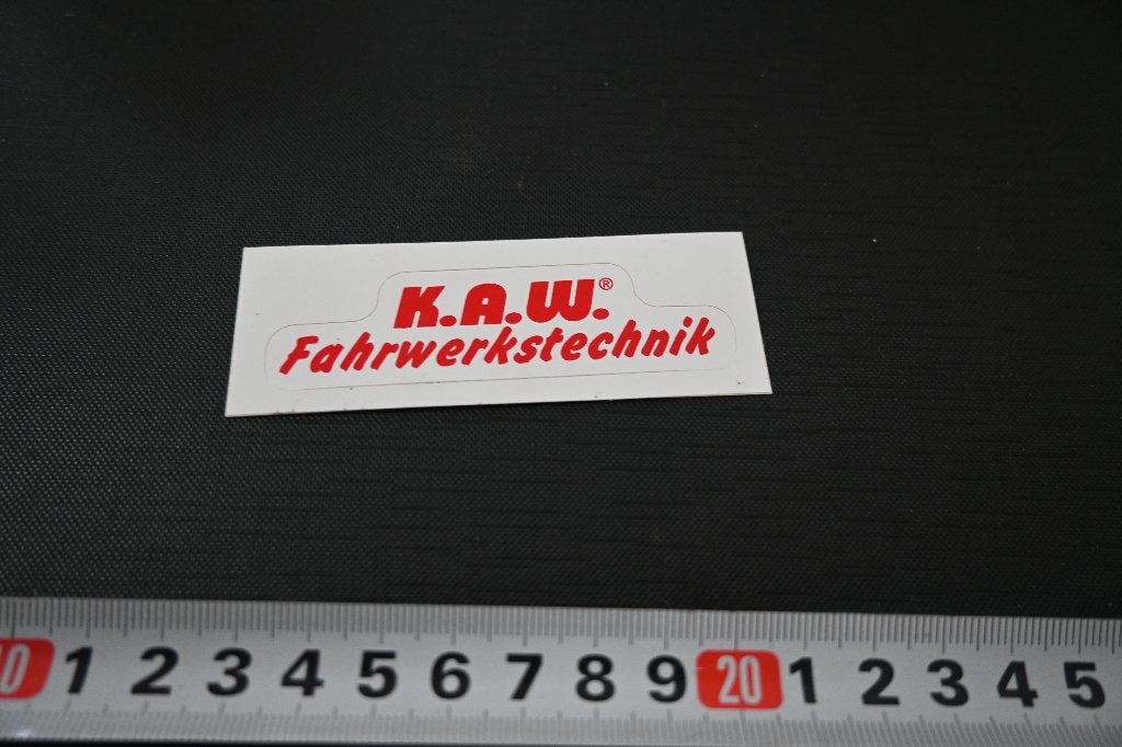 sticker K.A.W.  Fahrwerktechnik, Ophalen of Verzenden, Zo goed als nieuw