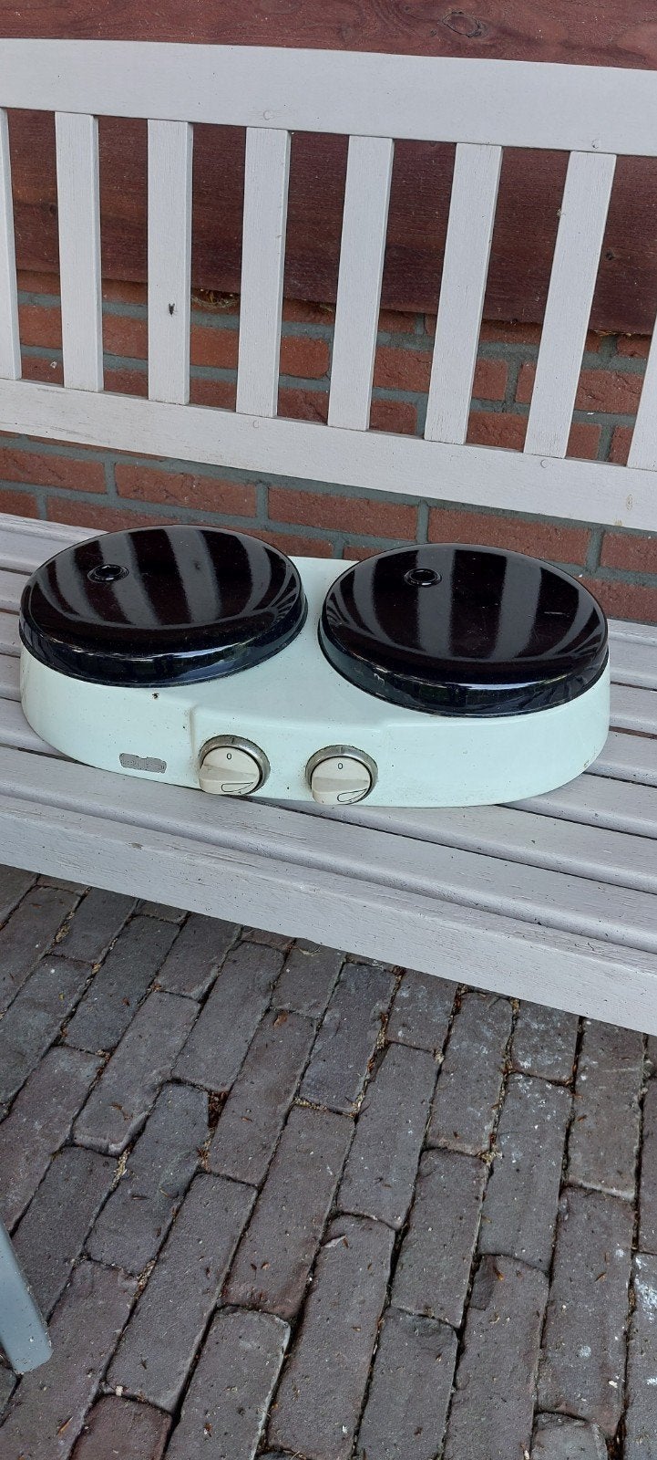 2 pits gasfornuis, voor aan een gasfles, Ophalen of Verzenden