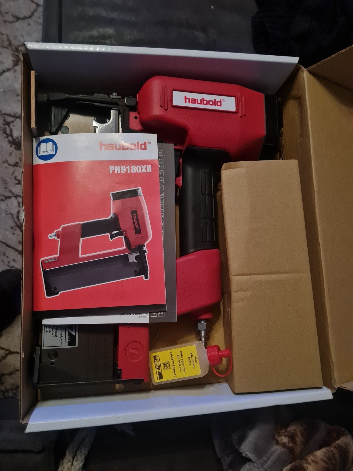 Haubold PN9180XII Pneumatische Nietmachine - Nieuw in doos, Ophalen of Verzenden, Nieuw, Tacker/nietmachine, Overige merken
