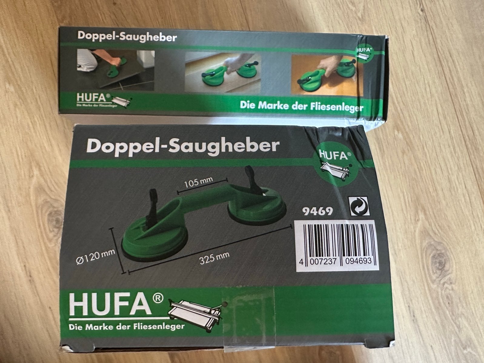 Hufa Dubbele Zuignap - Tegeldrager - 2 stuks, Ophalen of Verzenden, Nieuw, Overige typen, Overige merken