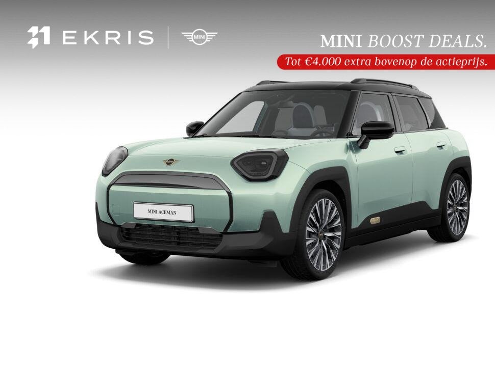 MINI Aceman E Classic Trim | Pakket M, Auto's, Mini, Bedrijf, Te koop, Aceman, Achteruitrijcamera, Alarm, Dakrails, Digitale radio-ontvangst