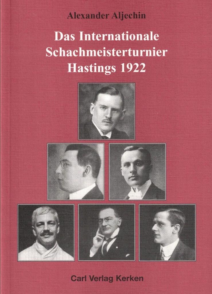 Das Internationale Schachmeisterturnier Hastings 1922, Ophalen of Verzenden, Zo goed als nieuw, Denksport, Alexander Aljechin