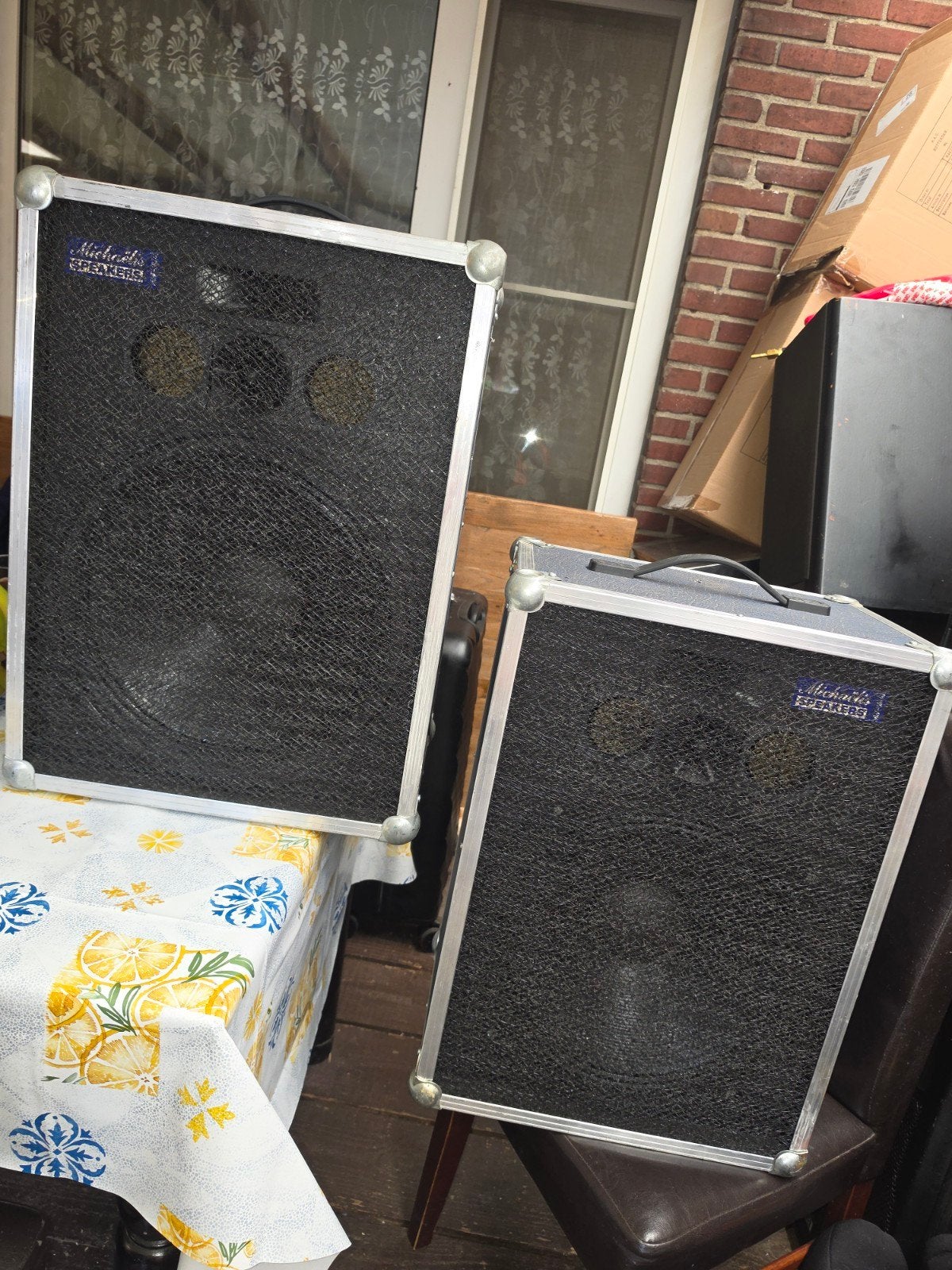 Michiels Speakers 400W, Ophalen, Zo goed als nieuw, 100 watt of meer