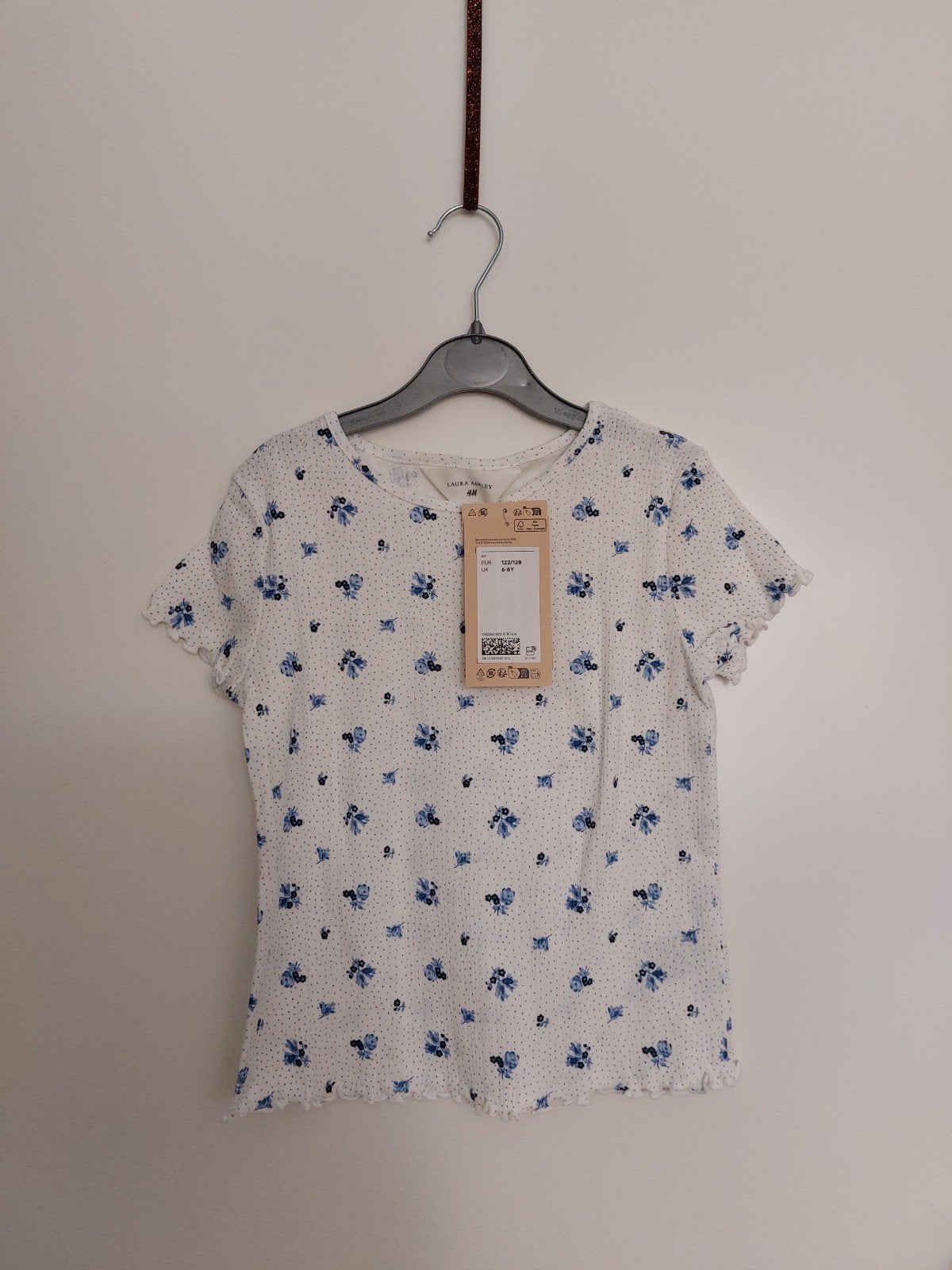 Laura Ashley shirtje maat 122-128 Nieuw met kaartje, Meisje, H&M, Nieuw, Ophalen of Verzenden