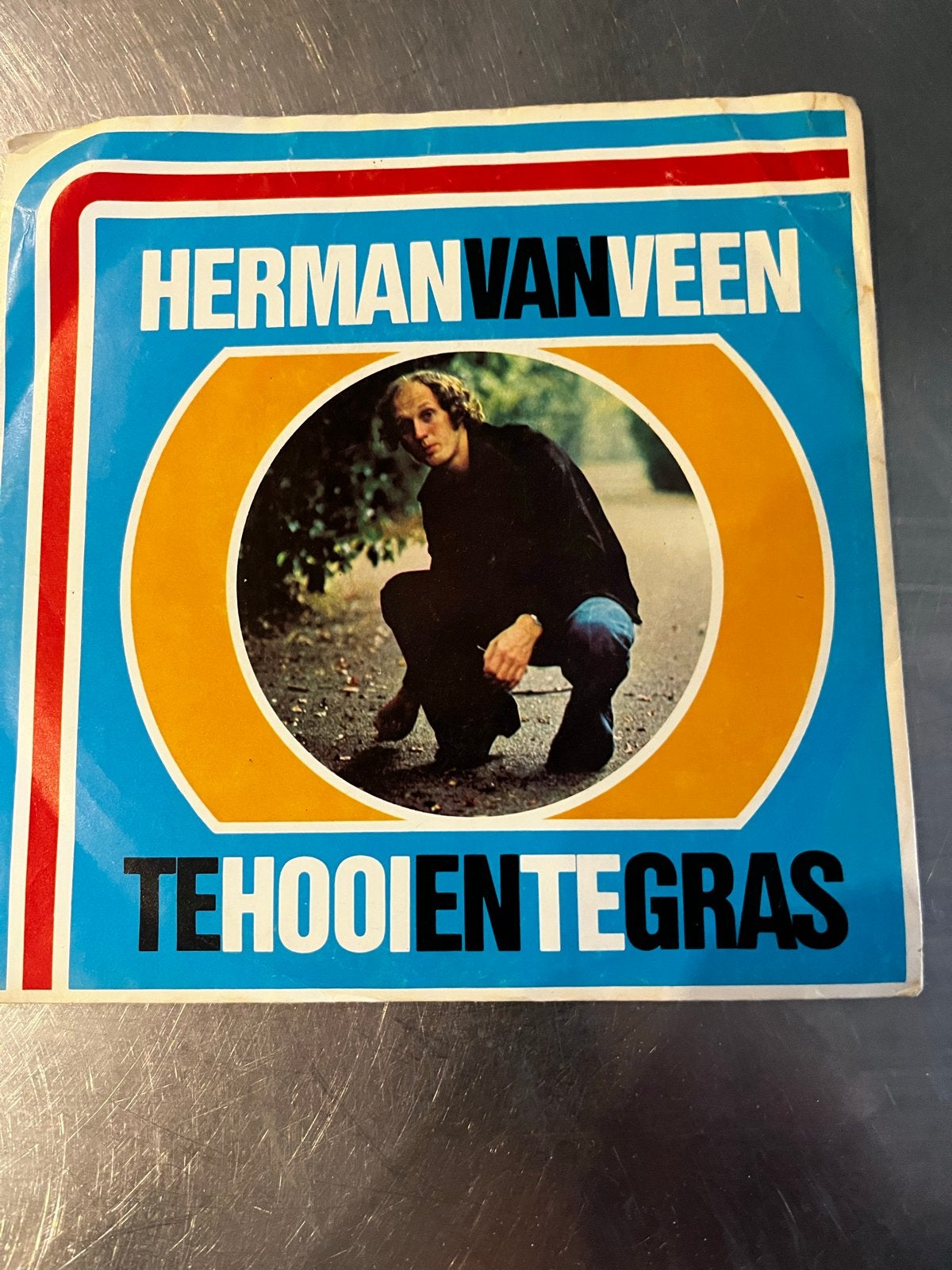 Herman van Veen - Te Hooien Te Gras (Single), Ophalen of Verzenden, Gebruikt, Nederlandstalig