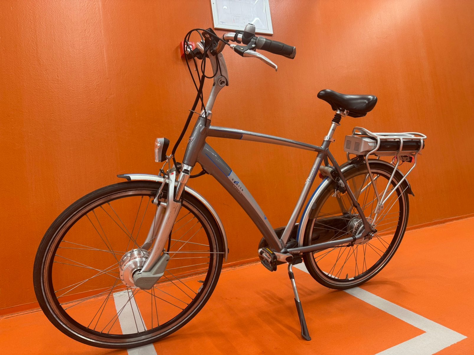 Sparta C4 E-Motion elektrische herenfiets met nieuwe accu, Ophalen, Zo goed als nieuw, Sparta, Versnellingen