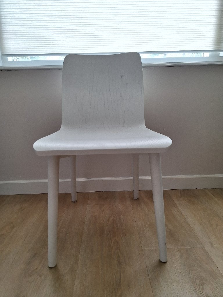 Stoeltje, Huis en Inrichting, Stoelen, Ophalen, Gebruikt, Wit, Eén