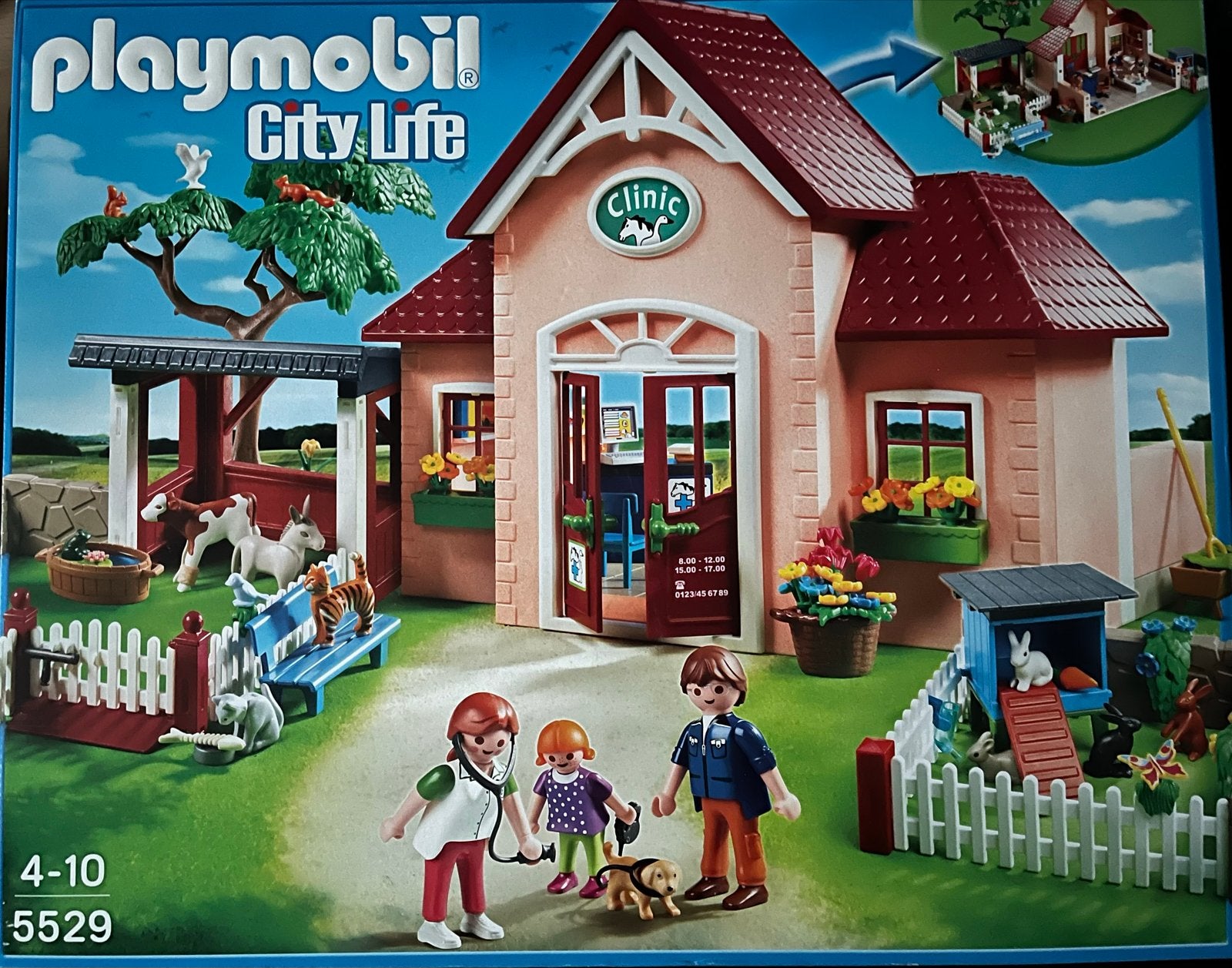 Playmobil City Life Dierenkliniek 5529, Ophalen of Verzenden, Zo goed als nieuw