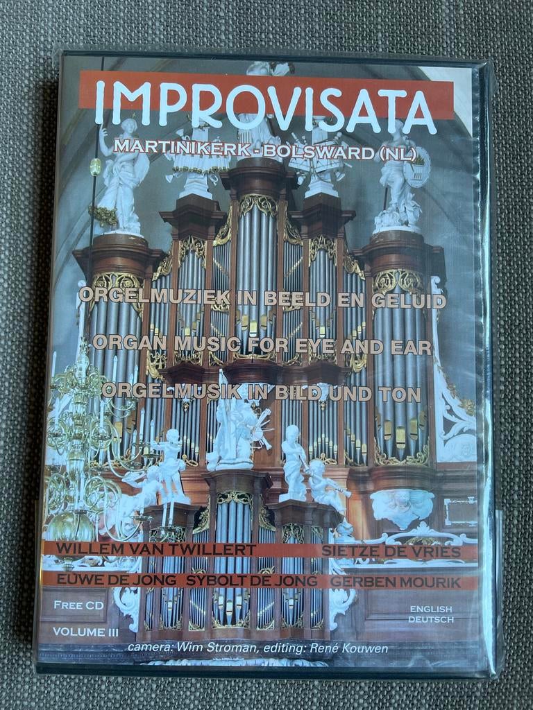Improvisata Martinikerk Bolsward Orgelmuziek DVD, Alle leeftijden, Ophalen of Verzenden, Nieuw in verpakking, Muziek en Concerten