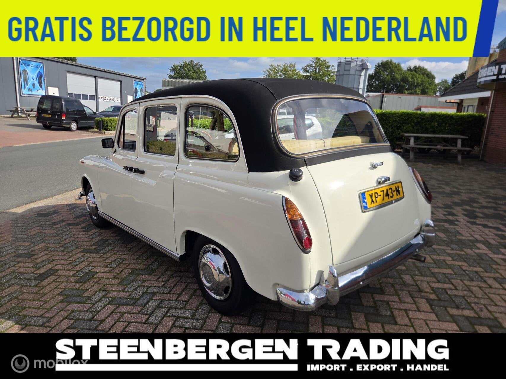 Austin Carbodies Taxi FX4 LONDON CAB/ENGELSE TAXI, Euro 2, Gebruikt, Wit, Bedrijf