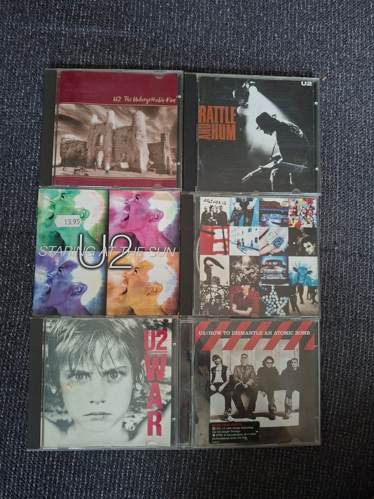 CD - U2 - 6 CD's, Verzenden, Zo goed als nieuw, Poprock