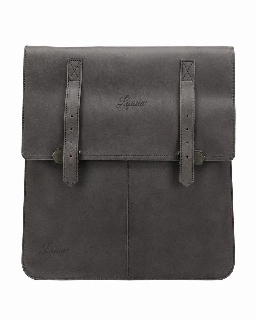 Nieuwe echt leren rugzak van Laauw - Perfecte staat, Overige merken, 25 tot 40 cm, Nieuw, Ophalen of Verzenden