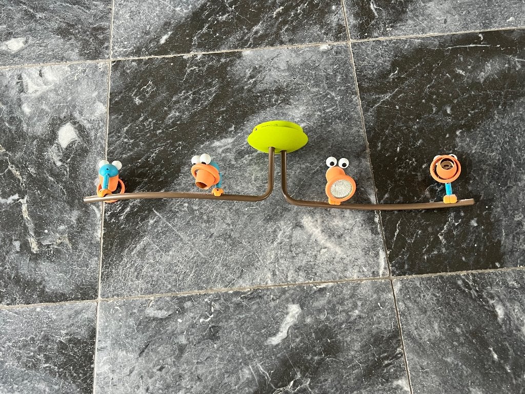 plafondlamp kinderkamer vogels op tak, Ophalen of Verzenden, Gebruikt, Lamp