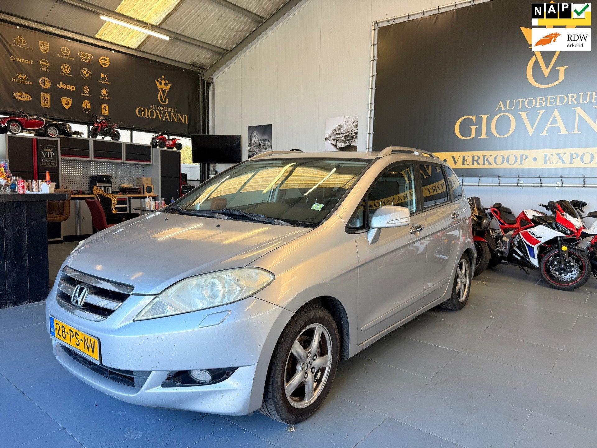 Honda FR-V 2.0i Executive inruil mogelijk, Auto's, Honda, Voorwielaandrijving, 1998 cc, Gebruikt, 4 cilinders