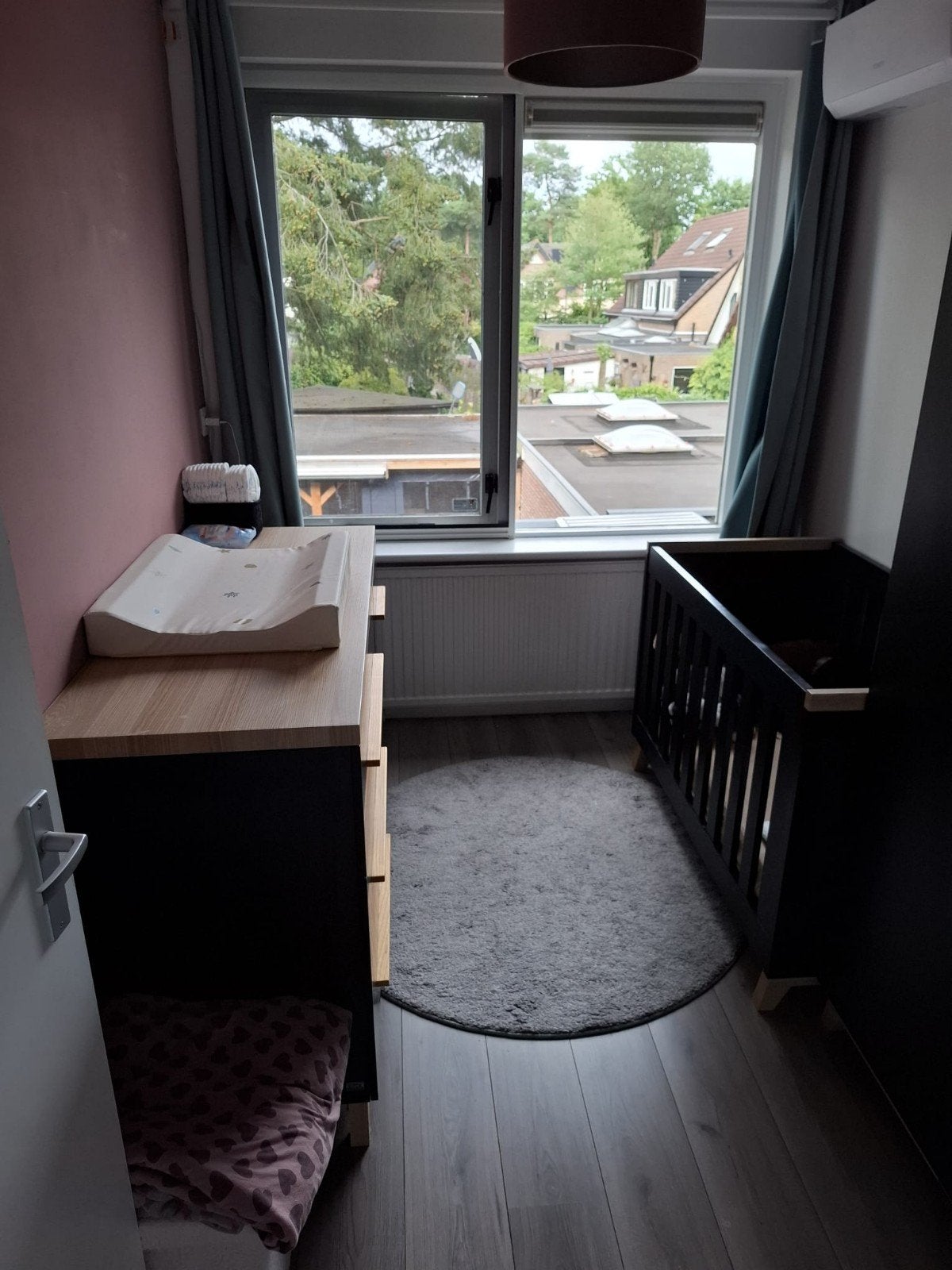 TWF babykamer set: ledikant, commode en kledingkast, Ophalen, Gebruikt, Jongetje of Meisje