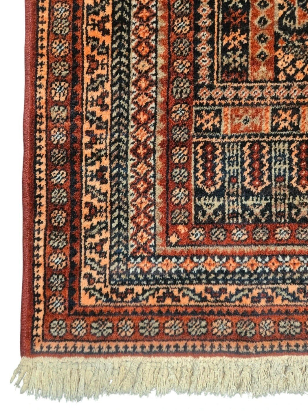 Vintage oosters wol nomad tapijt loper Karian 99x195cm, Crème, Www.hypepopup.nl, Zo goed als nieuw, Www.hypepopup.nl