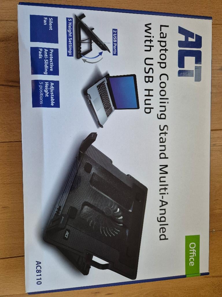 Laptop cooling stand, Ophalen, Zo goed als nieuw