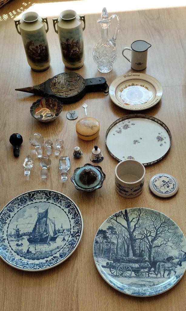 Partijtje Antiek & Brocante, Antiek en Kunst, Curiosa en Brocante, Ophalen