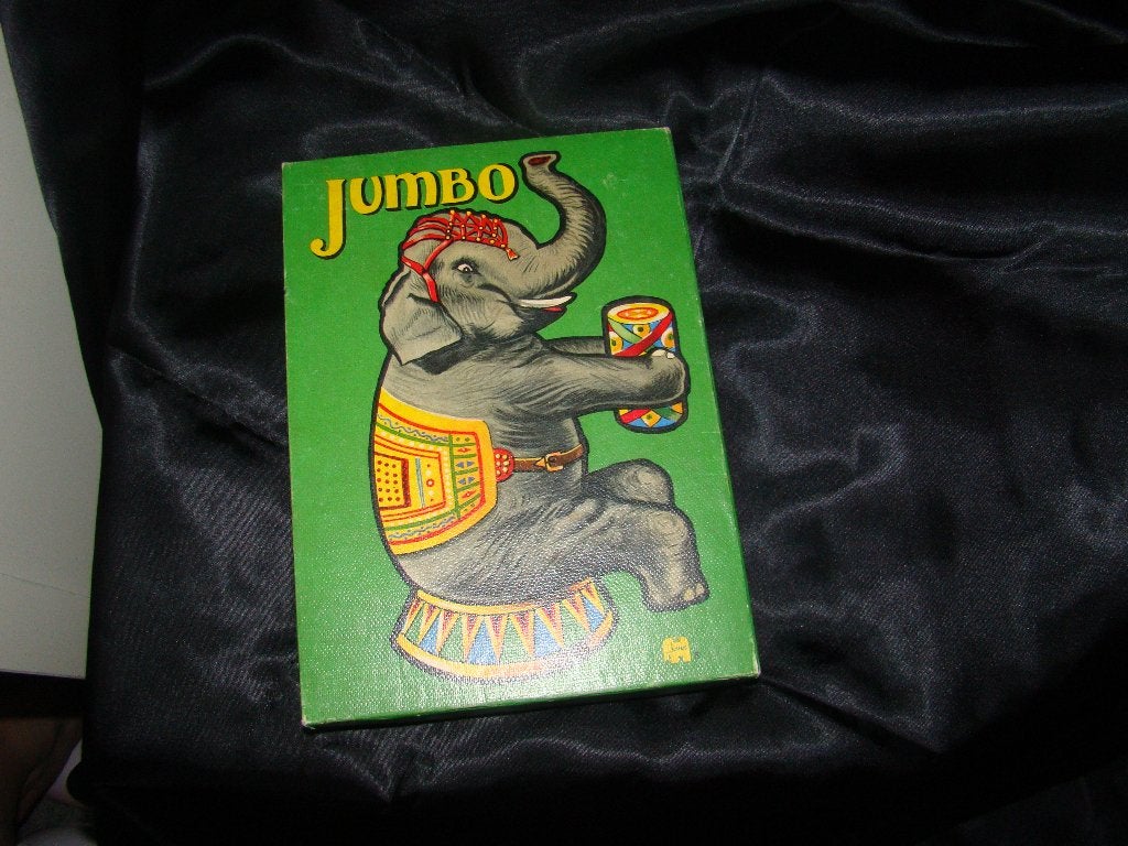 vintage olifant ringwerp spel Jumbo, Een of twee spelers, Ophalen of Verzenden, Gebruikt, Jumbo