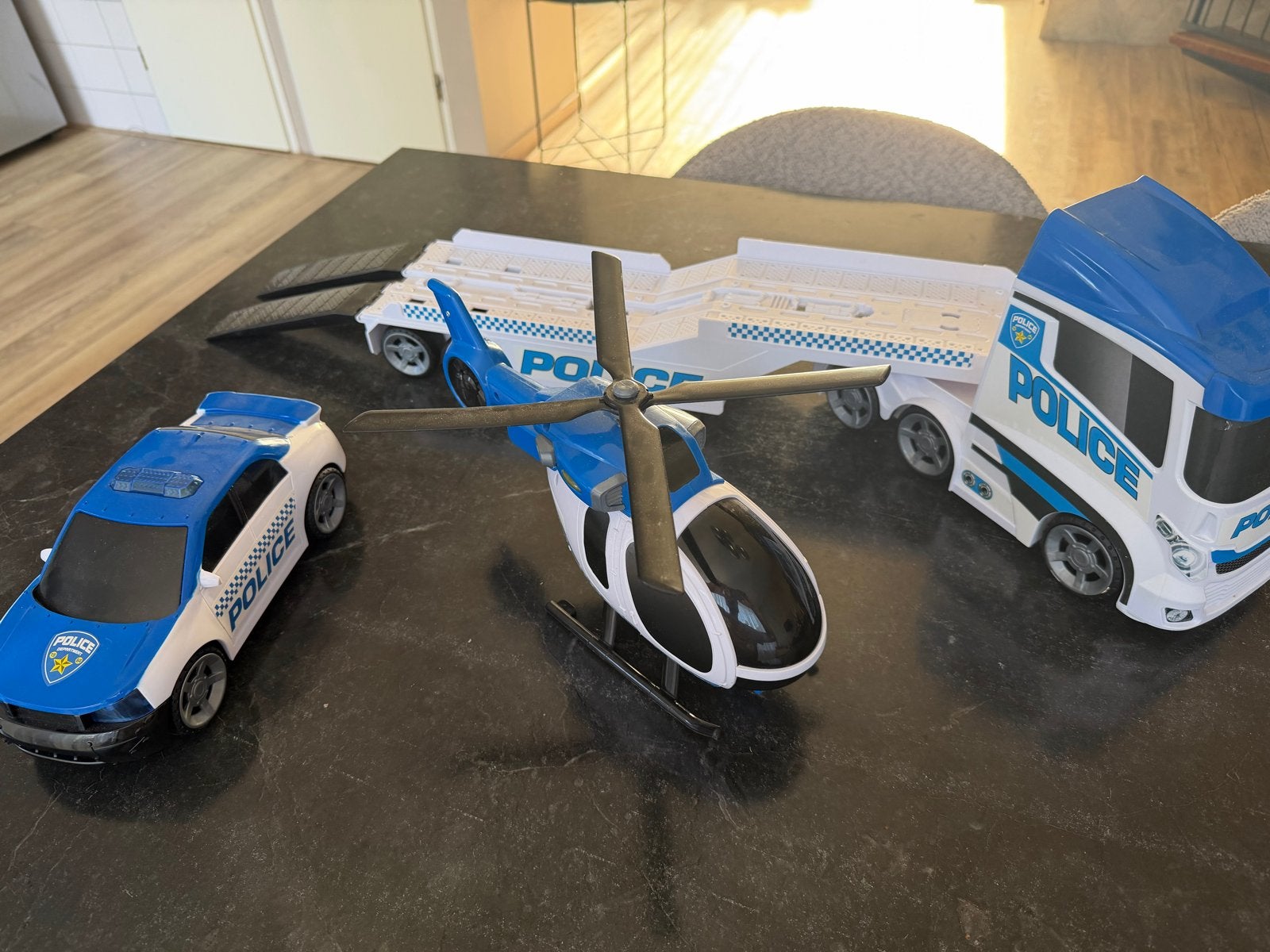 Politietransport Speelset: Truck, Auto & Helikopter (Nieuw), Ophalen of Verzenden, Nieuw