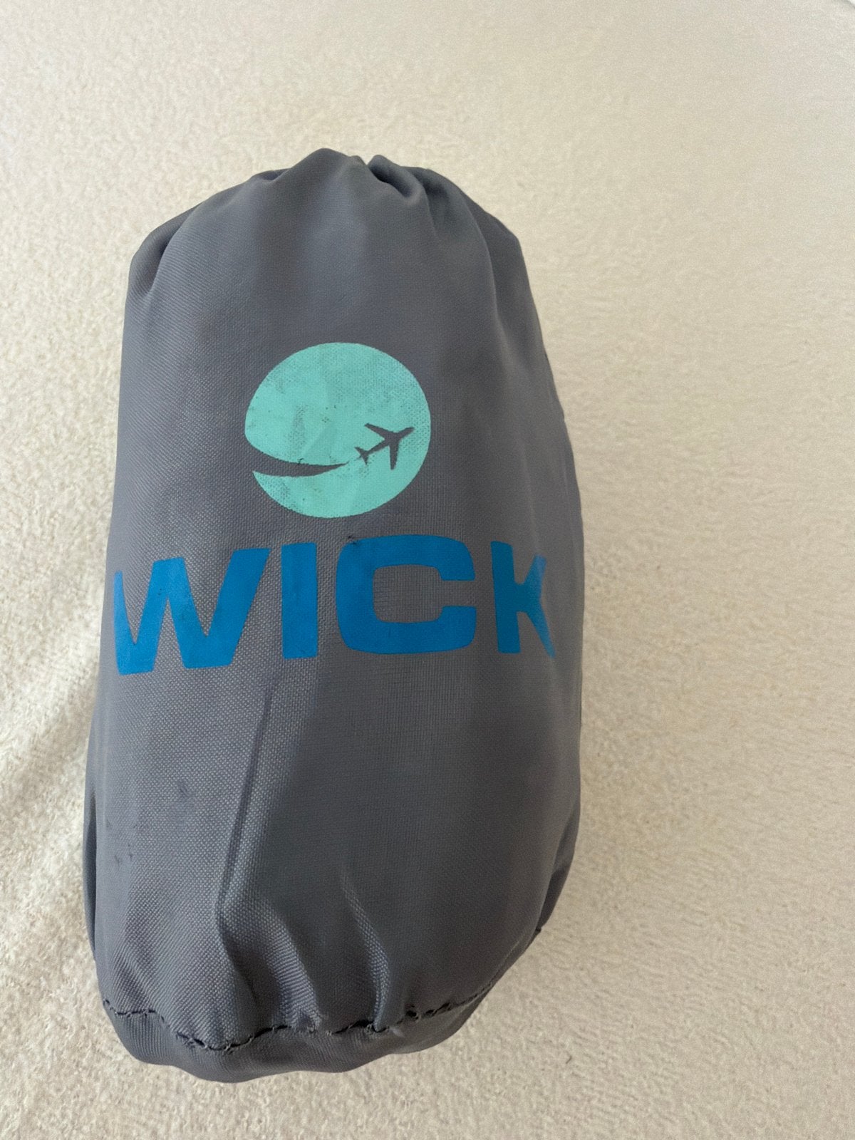 Wick Air Vliegtuigbedje / Voetensteun - Comfortabel Reizen, Kinderen en Baby's, Ophalen of Verzenden, Zo goed als nieuw