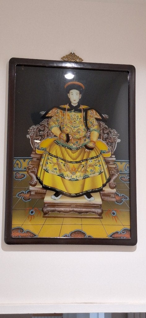 Chinees schilderij op glas, Antiek en Kunst, Ophalen