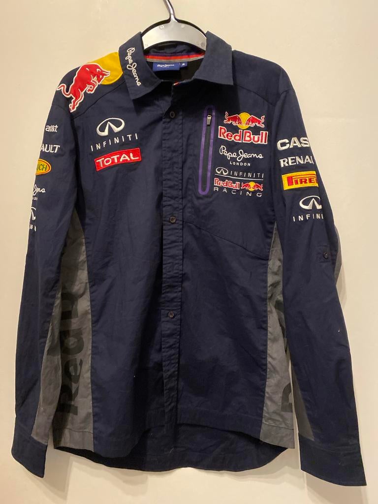 Red Bull Racing overhemd - Formule 1 Fan Shirt, Ophalen of Verzenden, Zo goed als nieuw, Blauw