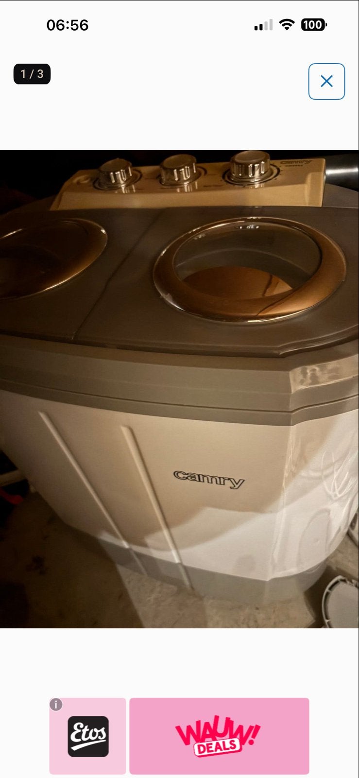 Camry Mini Wasmachine - Compact en Draagbaar, Witgoed en Apparatuur, Wasmachines, Ophalen, Minder dan 85 cm, Minder dan 4 kg, Bovenlader