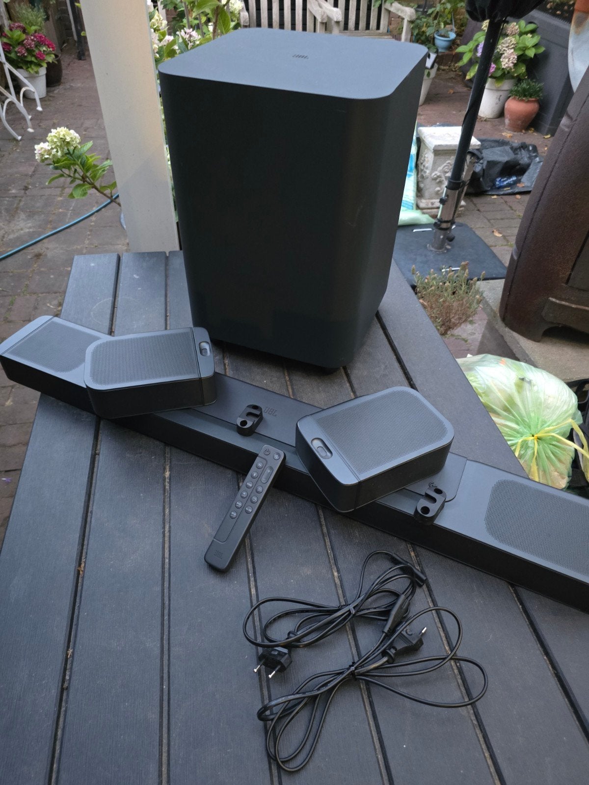 JBL 1000 Pro Zwart Surround Set, Ophalen of Verzenden, Bluetooth, Zo goed als nieuw