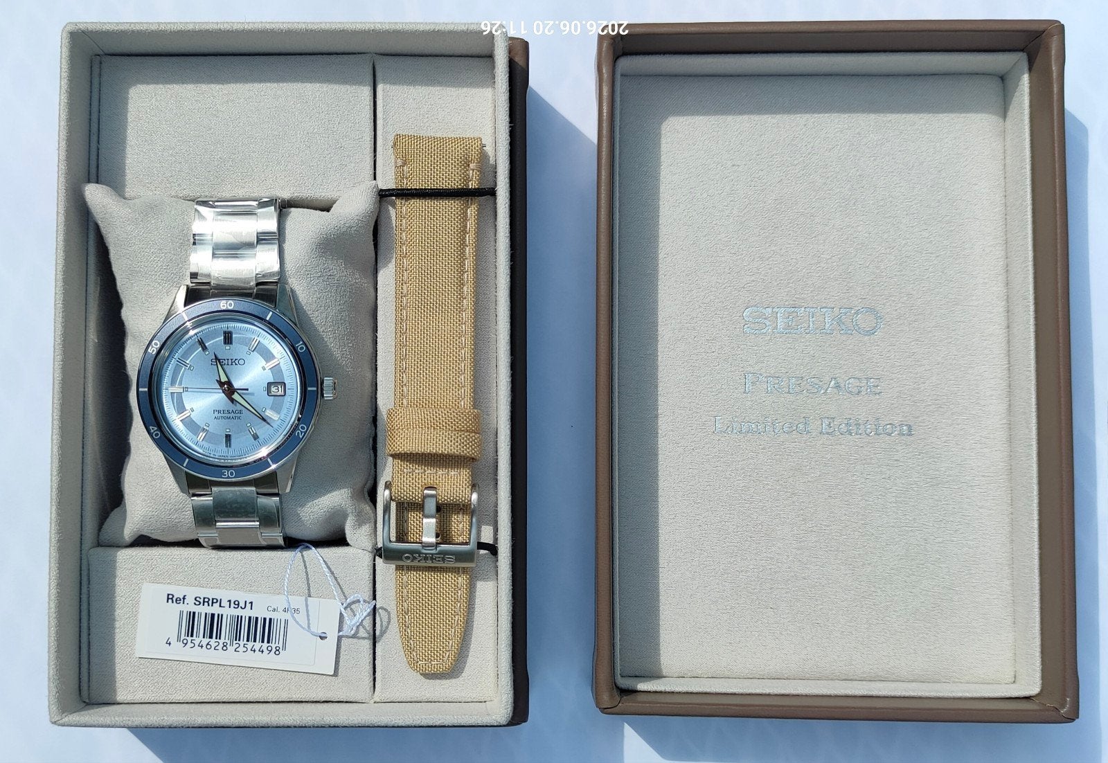 Seiko Prospex Automatic Style 60's Limited Edition SRPL19J1, Staal, Verzenden, Polshorloge, Nieuw
