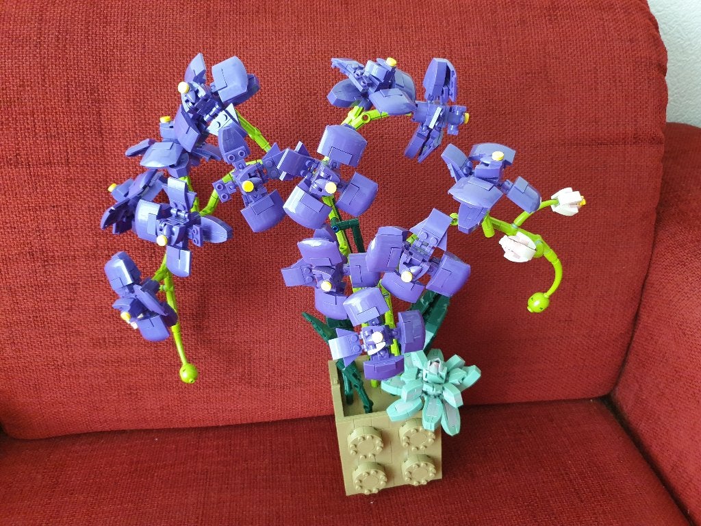 Orchidee lepin bouwset, Ophalen of Verzenden