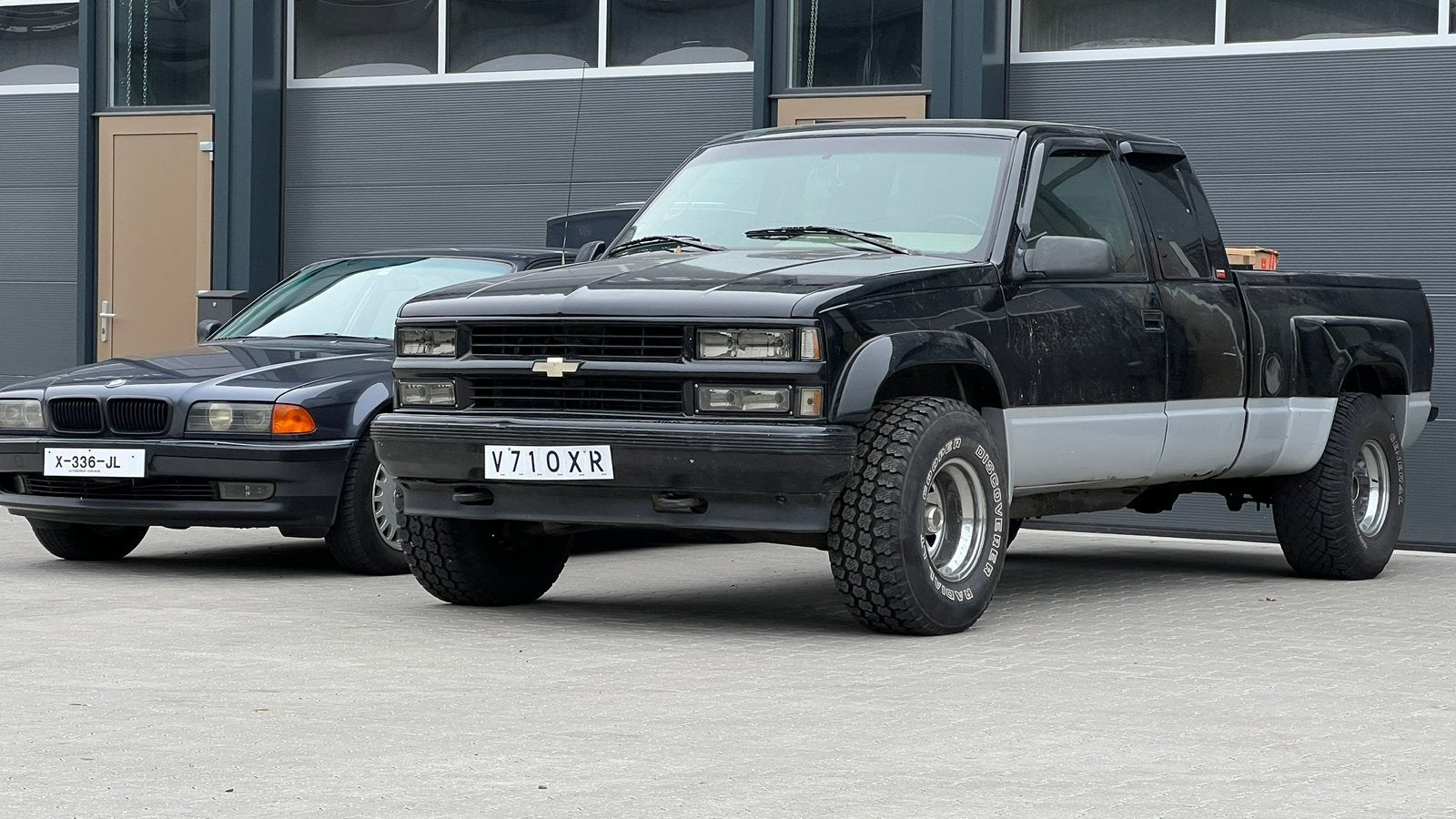 Chevrolet k1500 silverado export kenteken, Auto's, Automaat, Stof, 8 cilinders, Zwart