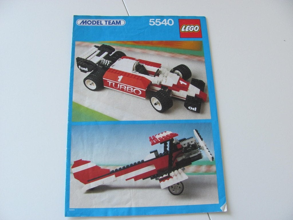 Lego model team beschrijving van set 5540 Formula 1 Racer, Ophalen of Verzenden, Zo goed als nieuw, Lego