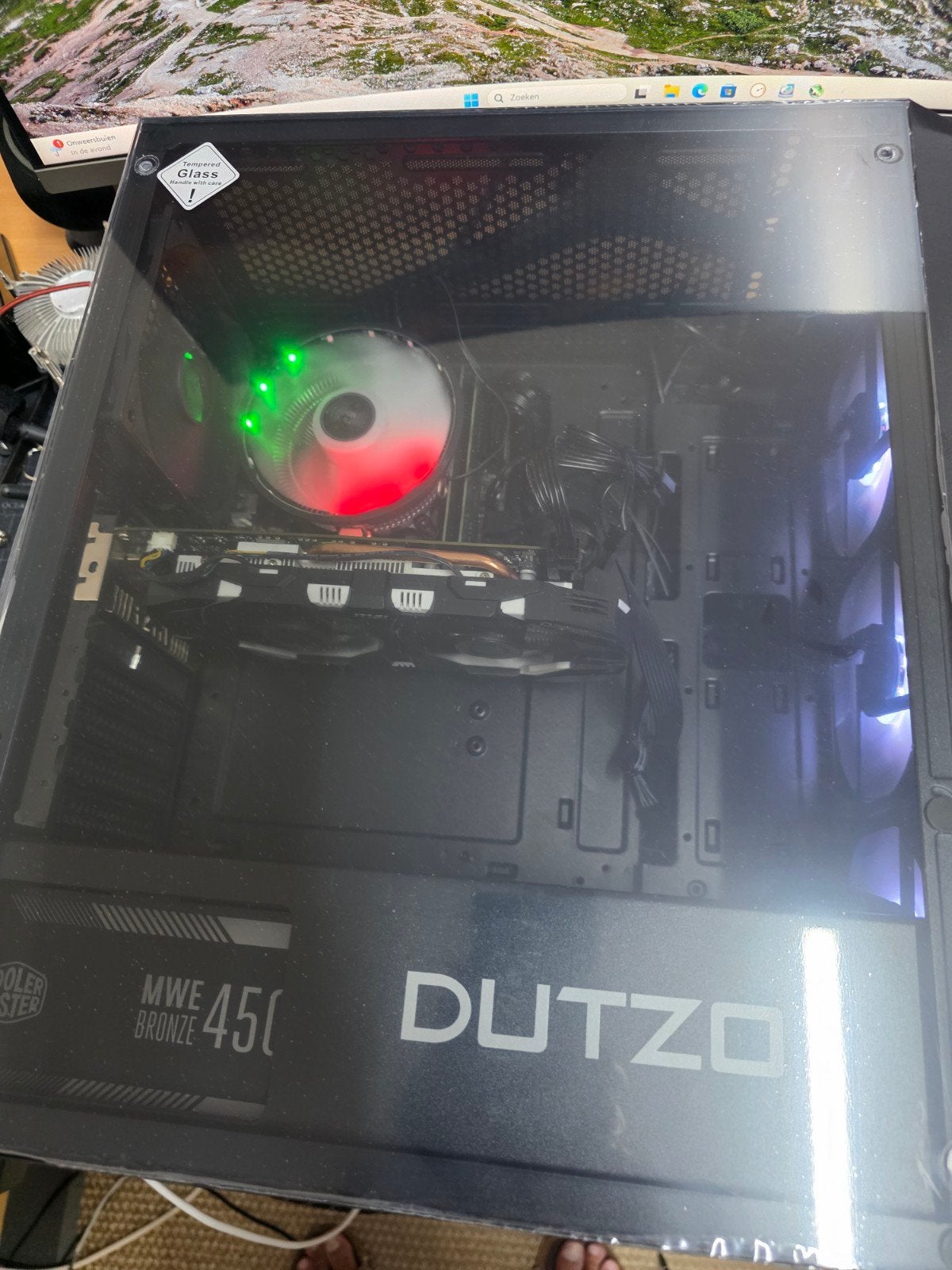 Game Pc met RGB, Computers en Software, Desktop Pc's, Gebruikt, 3 tot 4 Ghz, SSD, 16 GB, Met videokaart, Gaming, Ophalen of Verzenden